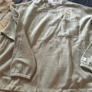 Calvin Klein Khaki Sweatshirt XL